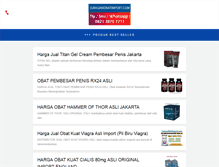 Tablet Screenshot of juraganobatimport.com